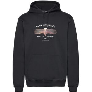 Makia Eagle Hooded Sweatshirt M Black M Makia Eagle Hooded Sweatshirt M Black M