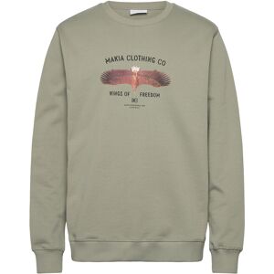 Makia Eagle Sweatshirt XXL Khaki XXL Makia Eagle Sweatshirt XXL Khaki XXL