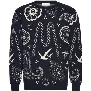 Makia Beam Knit M Navy M Makia Beam Knit M Navy M