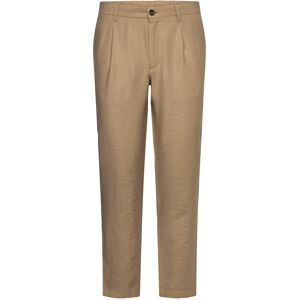 Mango Straight-Fit Pleated Trousers 44 Beige 44 Mango Straight-Fit Pleated Trousers 44 Beige 44