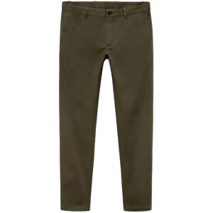 Mango Barna Slim-Fit Twill Chino Trousers 40 Khaki 40 Mango Barna Slim-Fit Twill Chino Trousers 40 Khaki 40