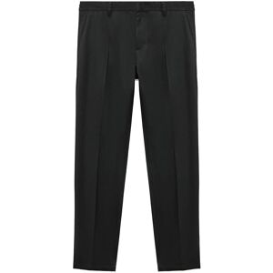 Mango Slim-Fit Thermolite® Flannel Trousers 42 Black 42 Mango Slim-Fit Thermolite® Flannel Trousers 42 Black 42