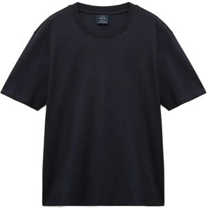 Mango Medium Weight Regular Fit T-Shirt XXL Navy XXL Mango Medium Weight Regular Fit T-Shirt XXL Navy XXL
