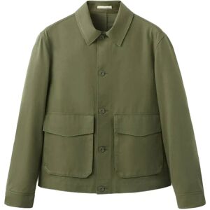 Mango Lightweight Cotton Lyocell Jacket XXL Khaki XXL Mango Lightweight Cotton Lyocell Jacket XXL Khaki XXL