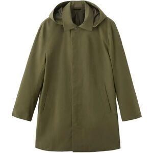 Mango Water-Repellent Parka With Removable Hood S Khaki S Mango Water-Repellent Parka With Removable Hood S Khaki S