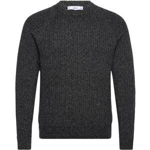 Mango Wool-Blend Rib-Knit Sweater L Grey L Mango Wool-Blend Rib-Knit Sweater L Grey L