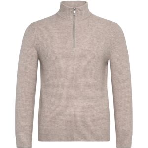 Mango Knitted Sweater With Perkins Neck M Beige M Mango Knitted Sweater With Perkins Neck M Beige M