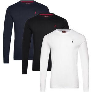 Jack Reg Ls 3Pk Mcs M Tee XXXL Navy XXXL Jack Reg Ls 3Pk Mcs M Tee XXXL Navy XXXL