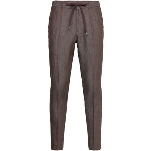 Michael Kors Pure Linen Pant Drawstring 56 Brown 56 Michael Kors Pure Linen Pant Drawstring 56 Brown 56
