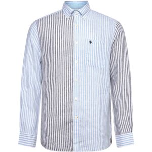 Morris Douglas Linen Mix Shirt-Classic Fit L White L Morris Douglas Linen Mix Shirt-Classic Fit L White L