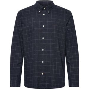 Morris Flannel Overcheck Shirt-Slim Fit XS Navy XS Morris Flannel Overcheck Shirt-Slim Fit XS Navy XS