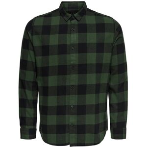 ONLY & SONS Onsgudmund Ls Checked Shirt Noos XS Green XS ONLY & SONS Onsgudmund Ls Checked Shirt Noos XS Green XS