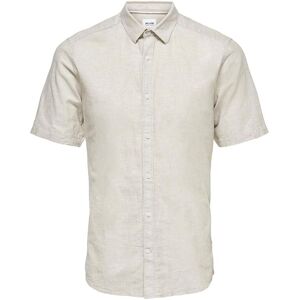 ONLY & SONS Onscaiden Life Ss Solid Linen Blend Noos XXL Cream XXL ONLY & SONS Onscaiden Life Ss Solid Linen Blend Noos XXL Cream XXL