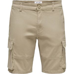 ONLY & SONS Onscam Stage Cargo Shorts 6689 Life Noos S Beige S ONLY & SONS Onscam Stage Cargo Shorts 6689 Life Noos S Beige S