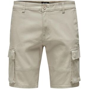 ONLY & SONS Onscam Stage Cargo Shorts 6689 Life Noos S Cream S ONLY & SONS Onscam Stage Cargo Shorts 6689 Life Noos S Cream S