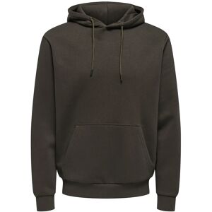 ONLY & SONS Onsceres Hoodie Sweat Noos XS Brown XS ONLY & SONS Onsceres Hoodie Sweat Noos XS Brown XS
