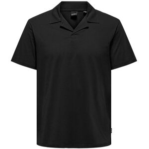 ONLY & SONS Onsabraham Reg Ss Resort Polo Cs S Black S ONLY & SONS Onsabraham Reg Ss Resort Polo Cs S Black S