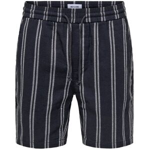 ONLY & SONS Onstrev Life Reg Stru Stripe Shorts Noos S Black S ONLY & SONS Onstrev Life Reg Stru Stripe Shorts Noos S Black S