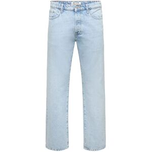 ONLY & SONS Onsedge Straight Lb 6986 Tai Dnm Noos 38 x 32 Blue 38 x 32 ONLY & SONS Onsedge Straight Lb 6986 Tai Dnm Noos 38 x 32 Blue 38 x 32