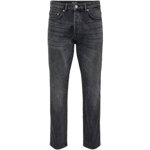 ONLY & SONS Onsyoke Tapered Wb 7850 Dot Dnm Noos 32 x 32 Black 32 x 32 ONLY & SONS Onsyoke Tapered Wb 7850 Dot Dnm Noos 32 x 32 Black 32 x 32