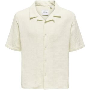 ONLY & SONS Onskyle 0158 Ss Shirt M Cream M ONLY & SONS Onskyle 0158 Ss Shirt M Cream M