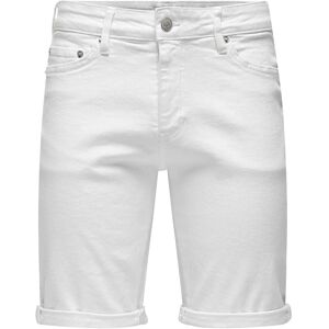 ONLY & SONS Onsply White 9297 Azg Dnm Shorts XS White XS ONLY & SONS Onsply White 9297 Azg Dnm Shorts XS White XS