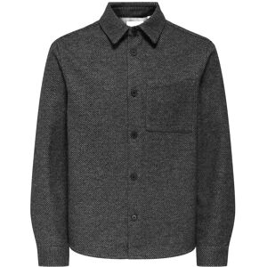 ONLY & SONS Onsmicah Twill Overshirt Frml XS Grey XS ONLY & SONS Onsmicah Twill Overshirt Frml XS Grey XS
