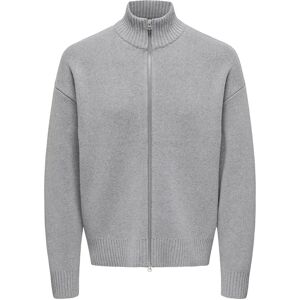 ONLY & SONS Onsblake Ds High Neck Cardigan Knit Noos XXXL Grey XXXL ONLY & SONS Onsblake Ds High Neck Cardigan Knit Noos XXXL Grey XXXL