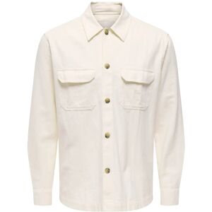 ONLY & SONS Onscolt Reg L/S 0570 Shirt Noos XL Cream XL ONLY & SONS Onscolt Reg L/S 0570 Shirt Noos XL Cream XL