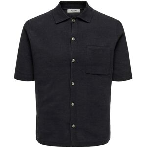 ONLY & SONS Onssilas Reg Ss Shirt Knit XS Black XS ONLY & SONS Onssilas Reg Ss Shirt Knit XS Black XS