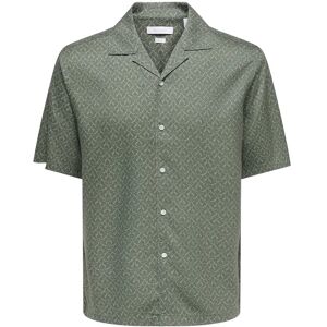 ONLY & SONS Onsperu Relax Ss Shirt Frml L Green L ONLY & SONS Onsperu Relax Ss Shirt Frml L Green L