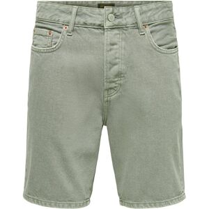 ONLY & SONS Onsedge Green 7979 Tai Dnm Shorts Noos S Khaki S ONLY & SONS Onsedge Green 7979 Tai Dnm Shorts Noos S Khaki S