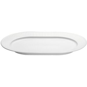 Pillivuyt Plissé oval tallerken 36cm - Tallerken Pillivuyt Plissé oval tallerken 36cm - Tallerken