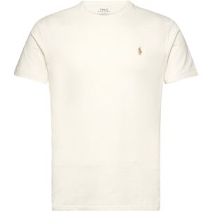 Polo Ralph Lauren Custom Slim Fit Jersey Crewneck T-Shirt XS Cream XS Polo Ralph Lauren Custom Slim Fit Jersey Crewneck T-Shirt XS Cream XS