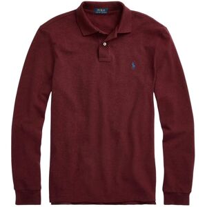 Polo Ralph Lauren Slim Fit Mesh Long-Sleeve Polo XXL Burgundy XXL Polo Ralph Lauren Slim Fit Mesh Long-Sleeve Polo XXL Burgundy XXL