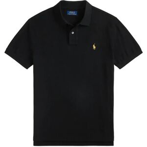 Polo Ralph Lauren Custom Slim Plaid-Trim Mesh Polo Shirt XS Black XS Polo Ralph Lauren Custom Slim Plaid-Trim Mesh Polo Shirt XS Black XS