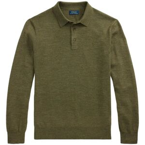Polo Ralph Lauren 2/30 Merino Wl Rws-Lsl-Plo XS Khaki XS Polo Ralph Lauren 2/30 Merino Wl Rws-Lsl-Plo XS Khaki XS