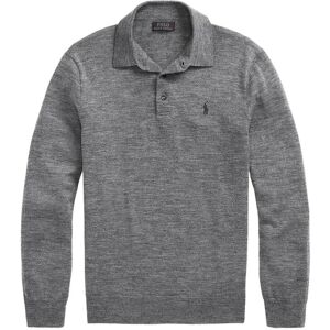 Polo Ralph Lauren Washable Wool Polo-Collar Sweater XS Grey XS Polo Ralph Lauren Washable Wool Polo-Collar Sweater XS Grey XS