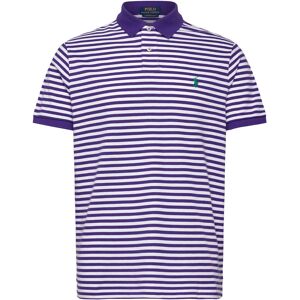 Polo Ralph Lauren Custom Slim Fit Striped Mesh Polo Shirt XS Purple XS Polo Ralph Lauren Custom Slim Fit Striped Mesh Polo Shirt XS Purple XS