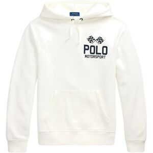 Polo Ralph Lauren Slub Fleece Graphic Hoodie M White M Polo Ralph Lauren Slub Fleece Graphic Hoodie M White M