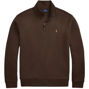 Polo Ralph Lauren Double-Knit Mesh Quarter-Zip Pullover XL Brown XL Polo Ralph Lauren Double-Knit Mesh Quarter-Zip Pullover XL Brown XL