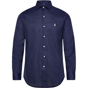 Polo Ralph Lauren Stretch Linen-Wvn-Shirt XS Navy XS Polo Ralph Lauren Stretch Linen-Wvn-Shirt XS Navy XS
