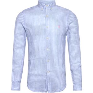 Polo Ralph Lauren Slim Fit Striped Linen Shirt XS Blue XS Polo Ralph Lauren Slim Fit Striped Linen Shirt XS Blue XS