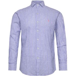 Polo Ralph Lauren Custom Fit Striped Seersucker Shirt S Blue S Polo Ralph Lauren Custom Fit Striped Seersucker Shirt S Blue S