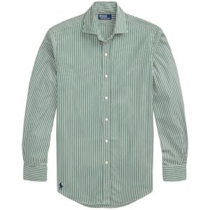 Polo Ralph Lauren Custom Fit Striped Poplin Shirt M Green M Polo Ralph Lauren Custom Fit Striped Poplin Shirt M Green M