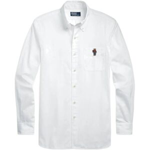 Polo Ralph Lauren Custom Fit Polo Bear Poplin Shirt 45.5 White 45.5 Polo Ralph Lauren Custom Fit Polo Bear Poplin Shirt 45.5 White 45.5