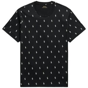 Polo Ralph Lauren Allover Pony Cotton Jersey Sleep Shirt M Black M Polo Ralph Lauren Allover Pony Cotton Jersey Sleep Shirt M Black M