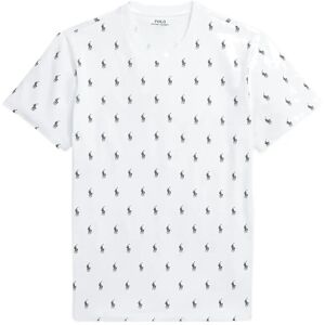 Polo Ralph Lauren Allover Pony Cotton Jersey Sleep Shirt M White M Polo Ralph Lauren Allover Pony Cotton Jersey Sleep Shirt M White M
