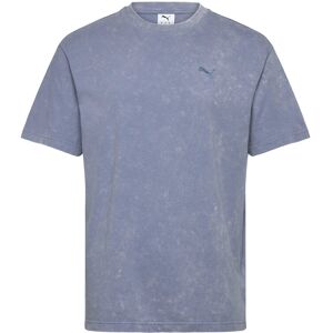 PUMA Ess Elevated Relaxed Wash Tee L Blue L PUMA Ess Elevated Relaxed Wash Tee L Blue L