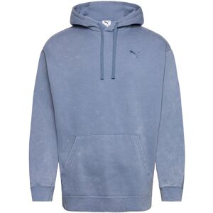 PUMA Ess Elevated Relaxed Wash Hoodie Fl L Blue L PUMA Ess Elevated Relaxed Wash Hoodie Fl L Blue L
